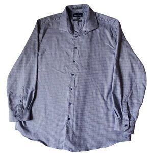 Grafton 1853 Men’s Dress Shirt 2XL 18-18.5 34/35 Non Iron 100% Cotton Modern